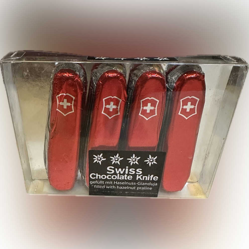 2012 VICTORINOX SWISS ARMY MILK CHOCOLATE KNIFE KNIVES 4 of 5 COLLECTIBLE EUROPE
